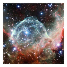 Thor's Helmet Nebula Space Photographic Print