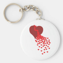 Thousands Of Hearts Key Chains