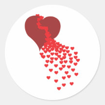 Thousands Of Hearts Sticker
