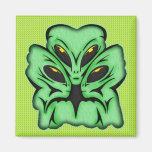 Three Alien Invaders Refrigerator Magnets