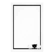 Three Blind cats Stationery Design