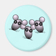 Three Blind Mice Magnet