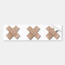 Three Booboos Bumpersticker Bumper Stickers