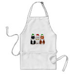 Three Christmas Kitties Apron