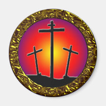 THREE CROSSES MAGNET