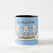 Three Dalmations Mugs