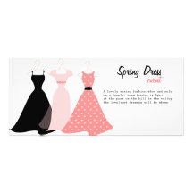 Three Dresses Rack Card