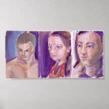 Three Faces Poster