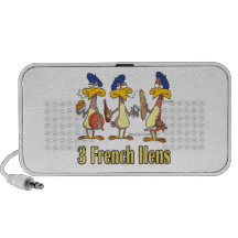 three french hens 3rd third day of christmas PC speakers
