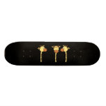Three Giraffes Cartoon. Custom Skateboard