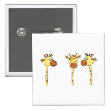 Three Giraffes Cartoon. Pins