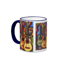 Three Guitars Mugs