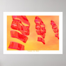 Three In Red Print