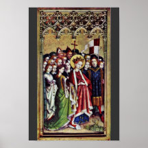 Three King Altar Inside The Left Wing: St. Ursula Posters