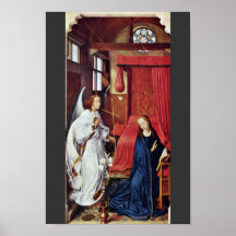 Three King Altar Left Wing: The Annunciation Posters