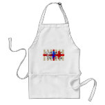 Three Lions football players Barbecue Apron