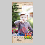 Three Little Birds Christmas Photo Card photo cards