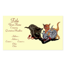 Three Little Kittens Business Card Template