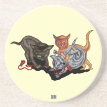 Three Little Kittens Coasters