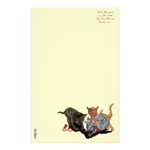 Three Little Kittens Custom Stationery