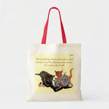 Three Little Kittens Tote Bag