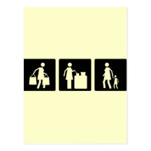 Three Little Pics - Women 8 Postcard