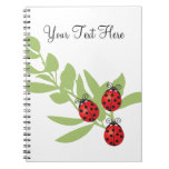 Three Lucky Ladybugs Notebook