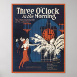 Three O'Clock in the Morning Songbook Cover Poster