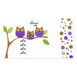 Three Owls Business Card
