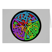 three serpents greeting card