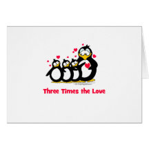 three times the love cards