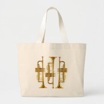 Three Trumpets Tote Bag