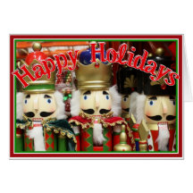 Three Wise Crackers - Nutcracker Soldiers Card