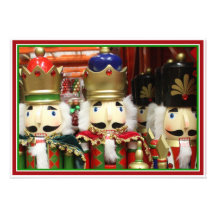 Three Wise Crackers - Nutcracker Soldiers Personalised Announcement