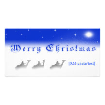Three Wise Men Merry Christmas Photo Card