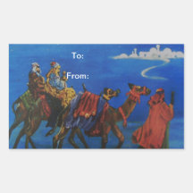 Three Wise Men Rectangular Sticker