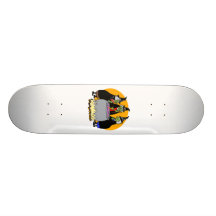 three witches custom skateboard