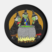 Three Witches Magnet