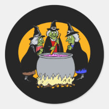 three witches stickers