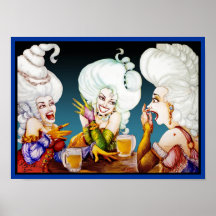 Three Women with Big Hair Print