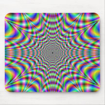 throbbing - optical illusion mousepads