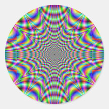 throbbing - optical illusion sticker