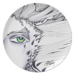 Through my eyes party plate