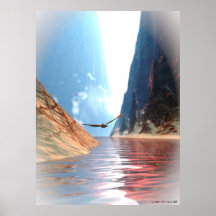 Through the Canyon Print