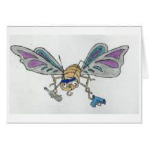 thug butterfly card