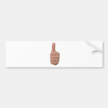 Thumbs up! bumper stickers