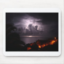 Thunder lightning Garajau Madeira Mousepad