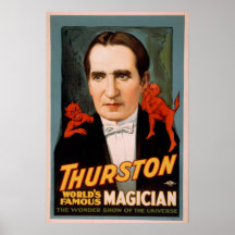 THURSTON Magician Illusionist VAUDEVILLE Poster