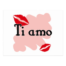Ti amo - Italian I love you Post Card