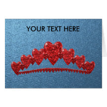 TIARA GREETING CARD
